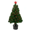 Northlight Pre-Lit Color Changing Fiber Optic Christmas Tree With Berries - 3' 1 Northlight Pre-Lit Color Changing Fiber Optic Christmas Tree With Berries - 3' -Christmas Decor Sale northlight j65030 62751.1588368979