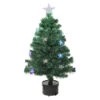 Northlight 3' Pre-Lit Color Changing Fiber Optic Christmas Tree With Stars -Christmas Decor Sale northlight j65091 39984.1595894357