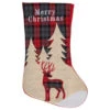 Northlight 19" Green And Red Plaid Reindeer With Forest Trees Christmas Stocking -Christmas Decor Sale northlight j90447 1 03212.1603850826