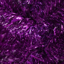 Northlight 4' Purple Artificial Tinsel Christmas Tree, Unlit -Christmas Decor Sale northlight j92318 004 12351.1714771610