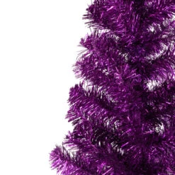 Northlight 4' Purple Artificial Tinsel Christmas Tree, Unlit -Christmas Decor Sale northlight j92318 02 09566.1714771609