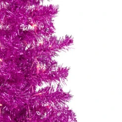 Northlight 4' Pre-Lit Pink Artificial Tinsel Christmas Tree, Clear Lights 10 Northlight 4' Pre-Lit Pink Artificial Tinsel Christmas Tree, Clear Lights -Christmas Decor Sale northlight j92320 2 44708.1637845323