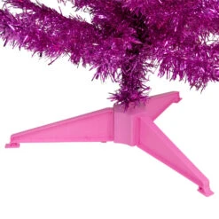 Northlight 4' Pink Artificial Tinsel Christmas Tree, Unlit -Christmas Decor Sale northlight j92321 3 71165.1637845321
