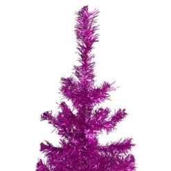 Northlight 4' Pink Artificial Tinsel Christmas Tree, Unlit -Christmas Decor Sale northlight j92321 4 98936.1637845320