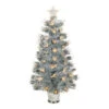 Northlight 3' Pre-Lit Silver Fiber Optic Artificial Christmas Tree, Warm White Lights -Christmas Decor Sale northlight j92344 1 01618.1638546678