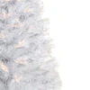 Northlight 3' Pre-Lit White Fiber Optic Artificial Christmas Tree, Warm White Lights -Christmas Decor Sale northlight j92345 2 30564.1638917350