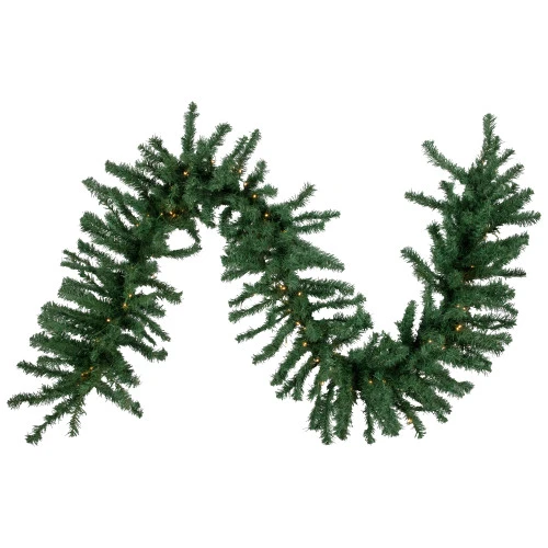Northlight 9' X 20" Pre-Lit Green Artificial Pine Christmas Garland, Warm White LED Lights 3 Northlight 9' X 20" Pre-Lit Green Artificial Pine Christmas Garland, Warm White LED Lights