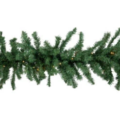 Northlight 27' X 20" Pre-Lit Green Artificial Pine Christmas Garland, Warm White LED Lights -Christmas Decor Sale northlight j94188 220use20for20j94190 60773.1667398948