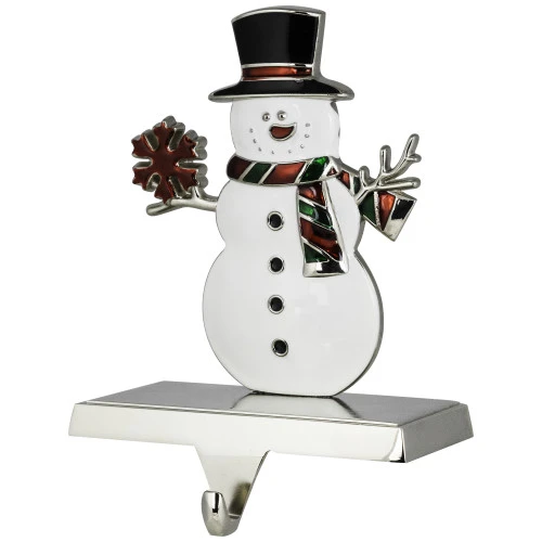 Northlight Smiling Snowman Christmas Stocking Holder - 6" 7 Northlight Smiling Snowman Christmas Stocking Holder - 6" - Image 5