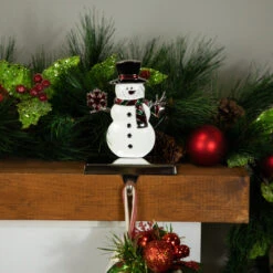 Northlight Smiling Snowman Christmas Stocking Holder - 6" 10 Northlight Smiling Snowman Christmas Stocking Holder - 6" -Christmas Decor Sale northlight j96403 styled 02 34496.1719611160