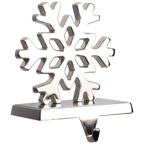 Northlight Snowflake Metal Christmas Stocking Holder - 5" 6 Northlight Snowflake Metal Christmas Stocking Holder - 5" - Image 4
