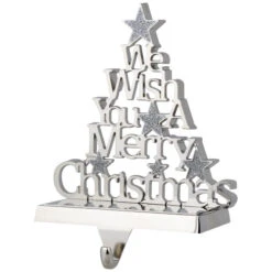 Northlight We Wish You A Merry Christmas Tree Stocking Holder - 6.25" 12 Northlight We Wish You A Merry Christmas Tree Stocking Holder - 6.25" -Christmas Decor Sale northlight j96408 03 06762.1719611162