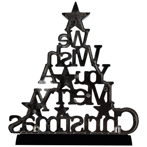 Northlight We Wish You A Merry Christmas Tree Stocking Holder - 6.25" 8 Northlight We Wish You A Merry Christmas Tree Stocking Holder - 6.25" - Image 6