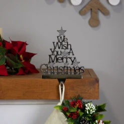 Northlight We Wish You A Merry Christmas Tree Stocking Holder - 6.25" 10 Northlight We Wish You A Merry Christmas Tree Stocking Holder - 6.25" -Christmas Decor Sale northlight j96408 styled 02 41697.1719611163