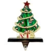 Northlight Decorated Christmas Tree Metal Stocking Holder - 6" -Christmas Decor Sale northlight j96410 01 70800.1719611161