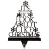 Northlight "It's Beginning To Look A Lot Like Christmas" Metal Tree Stocking Holder - 6.5" -Christmas Decor Sale northlight j96415 01 94197.1719611160
