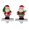 Northlight Santa Claus Christmas Stocking Holders - 4.75" - Set Of 2 -Christmas Decor Sale northlight j96416 01 45864.1719611162