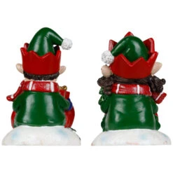 Northlight Festive Elves Christmas Stocking Holders - 5" - Set Of 2 -Christmas Decor Sale northlight j96417 04 91585.1719611160