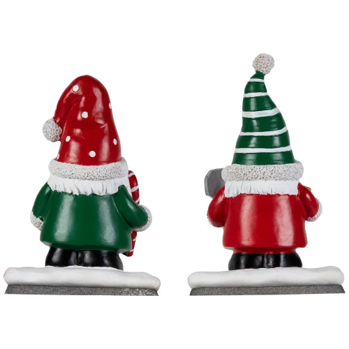 Northlight Santa Gnomes Christmas Stocking Holders - 6.25" - Set Of 2 8 Northlight Santa Gnomes Christmas Stocking Holders - 6.25" - Set Of 2 - Image 6