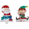 Northlight Santa And Elf Christmas Stocking Holders - 5" - Set Of 2 1 Northlight Santa And Elf Christmas Stocking Holders - 5" - Set Of 2 -Christmas Decor Sale northlight j96419 01 48265.1726106057