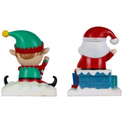 Northlight Santa And Elf Christmas Stocking Holders - 5" - Set Of 2 13 Northlight Santa And Elf Christmas Stocking Holders - 5" - Set Of 2 -Christmas Decor Sale northlight j96419 04 07154.1726106058