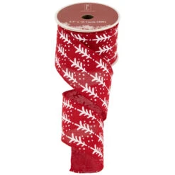 Northlight Red And White Christmas Tree Wired Craft Ribbon 2.5" X 10 Yards 13 Northlight Red And White Christmas Tree Wired Craft Ribbon 2.5" X 10 Yards -Christmas Decor Sale northlight j99436 02 25741.1697906050