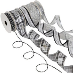 Northlight Set Of 5 Merry Christmas Matching Themed Craft Ribbons 1.5" X 3 Yards -Christmas Decor Sale northlight j99467 03 12119.1697906052