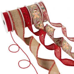 Northlight Set Of 5 Gingerbread Matching Themed Craft Christmas Ribbons 1.5" X 3 Yards 10 Northlight Set Of 5 Gingerbread Matching Themed Craft Christmas Ribbons 1.5" X 3 Yards -Christmas Decor Sale northlight j99468 03 74089.1697906054