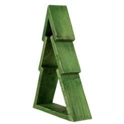 Northlight Geometric Wooden Christmas Tree Display - 9.5" - Green -Christmas Decor Sale northlight ja93333 3 59544.1669970845