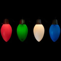 Set Of 4 Lighted Blow Mold C7 Bulbs Christmas Decorations, 20" -Christmas Decor Sale northlight jq95665 on20black 23215.1701278546