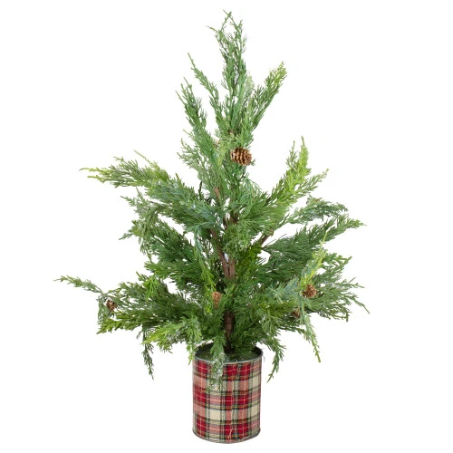 Northlight Real Touch™? Potted Iced Cedar Artificial Christmas Tree - 24" - Unlit 3 Northlight Real Touch™? Potted Iced Cedar Artificial Christmas Tree - 24" - Unlit