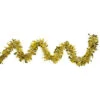 Northlight Boa And Snow Blush Wide Cut Tinsel Commercial Christmas Garland - 50' X 3" - Gold - Unlit