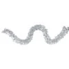 Northlight 12' X 3" Shiny Silver And Snowblush Wide Cut Tinsel Christmas Garland - Unlit -Christmas Decor Sale northlight k15320 72980.1589798049