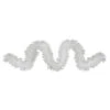 Northlight 12' X 3" Clear And White Snowblush Artificial Tinsel Christmas Garland - Unlit