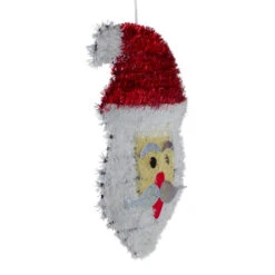 Northlight Tinsel Santa Claus Iridescent Christmas Window Decoration - 19" -Christmas Decor Sale northlight k90905 1 37832.1618414095