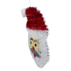Northlight Tinsel Santa Claus Iridescent Christmas Window Decoration - 19" -Christmas Decor Sale northlight k90905 2 26653.1605753047