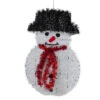 Northlight 19" Tinsel Snowman Christmas Window Decoration 1 Northlight 19" Tinsel Snowman Christmas Window Decoration -Christmas Decor Sale northlight k90907 04915.1605753049