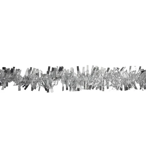 Northlight Boa Wide Cut Tinsel Commercial Christmas Garland - 50' X 3" - Silver - Unlit 5 Northlight Boa Wide Cut Tinsel Commercial Christmas Garland - 50' X 3" - Silver - Unlit - Image 3