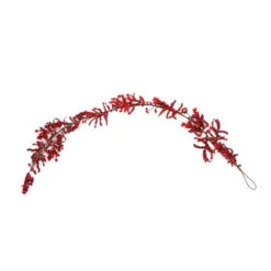 Northlight 6' X 8" Burgundy Red Berry Artificial Christmas Garland- Unlit -Christmas Decor Sale northlight kji20t4911gl 2 42827.1665610421