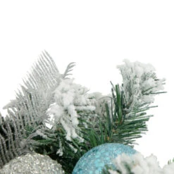 Northlight Flocked Pine With Glitter Ornaments Artificial Christmas Wreath - 24" - Unlit -Christmas Decor Sale northlight kji82572 3 updated2022 02802.1665087477