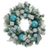 Northlight Flocked Pine With Glitter Ornaments Artificial Christmas Wreath - 24" - Unlit 1 Northlight Flocked Pine With Glitter Ornaments Artificial Christmas Wreath - 24" - Unlit -Christmas Decor Sale northlight kji82572 updated2022 87686.1665087477