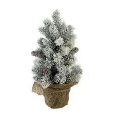 Northlight 12" Potted Flocked Pine With Pine Cones Medium Artificial Christmas Tree – Unlit 3 Northlight 12" Potted Flocked Pine With Pine Cones Medium Artificial Christmas Tree – Unlit