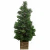 3' Snowy Pine Artificial Christmas Tree In Wooden Pot - Unlit -Christmas Decor Sale northlight kji91323updated 94711.1605839682