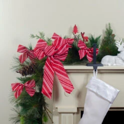 Northlight Glitter Striped 2-Loop Christmas Bow Decorations - 5.5" - Red - Pack Of 6 7 Northlight Glitter Striped 2-Loop Christmas Bow Decorations - 5.5" - Red - Pack Of 6 -Christmas Decor Sale northlight ky91462 ky91484 3 33572.1664725165