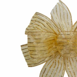 Northlight Glitter Striped 6-Loop Christmas Bow Decoration - 9" X 14" - Gold 7 Northlight Glitter Striped 6-Loop Christmas Bow Decoration - 9" X 14" - Gold -Christmas Decor Sale northlight ky91468 1 51558.1608347654