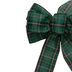 Northlight Plaid 6-Loop Christmas Bow Decoration - 9" X 14" - Black And Green 7 Northlight Plaid 6-Loop Christmas Bow Decoration - 9" X 14" - Black And Green -Christmas Decor Sale northlight ky91473 1 76974.1608347581