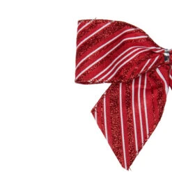 Northlight Glitter Striped 2-Loop Christmas Bow Decorations - 5.5" - Red - Pack Of 6 9 Northlight Glitter Striped 2-Loop Christmas Bow Decorations - 5.5" - Red - Pack Of 6 -Christmas Decor Sale northlight ky91484 1 51531.1664725165