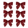 Northlight Glittered 2-Loop Christmas Bow Decorations - 5.5" - Red - Pack Of 6 2 Northlight Glittered 2-Loop Christmas Bow Decorations - 5.5" - Red - Pack Of 6 -Christmas Decor Sale northlight ky91485 grouping 68290.1605666733