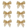 Northlight Glitter Striped 2-Loop Christmas Bow Decorations - 5.5" - Gold - Pack Of 6 1 Northlight Glitter Striped 2-Loop Christmas Bow Decorations - 5.5" - Gold - Pack Of 6 -Christmas Decor Sale northlight ky91486 grouping 07757.1665519923