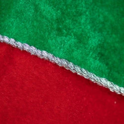 Northlight 20" Red Velveteen Sequined Christmas Tree Stocking With Green Cuff -Christmas Decor Sale northlight l35443 2 93759.1680803019